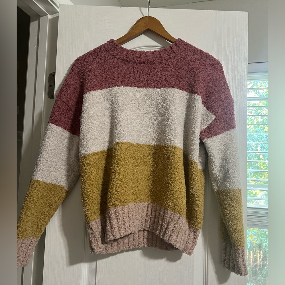 TS  Multicolored Fuzzy Sweater